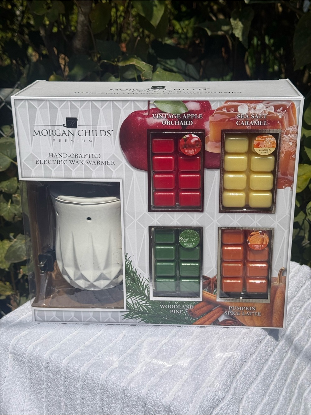 New Morgan Childs Electric Wax Warmer Gift Set -